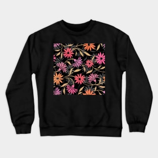 Stylized Flower Pattern 4 Crewneck Sweatshirt